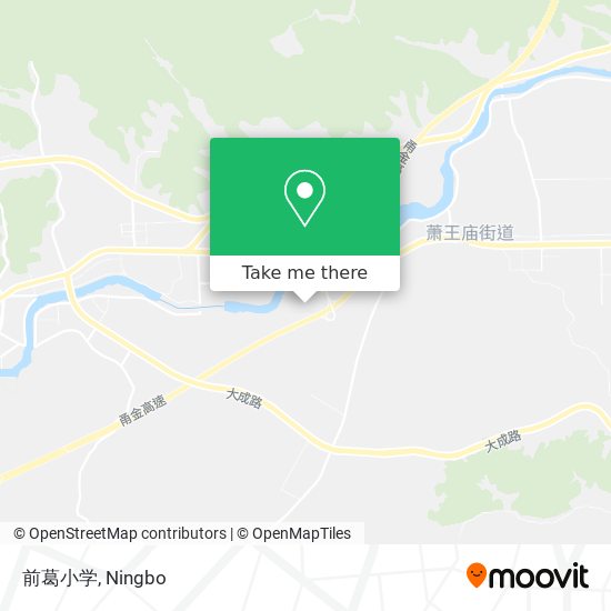 前葛小学 map