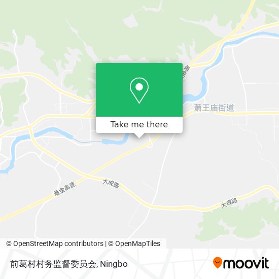 前葛村村务监督委员会 map