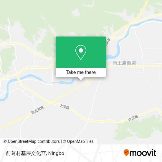 前葛村基层文化宫 map