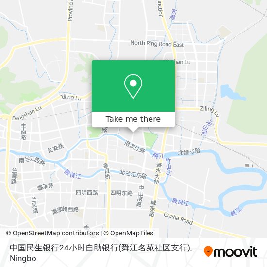 中国民生银行24小时自助银行(舜江名苑社区支行) map