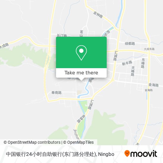 中国银行24小时自助银行(东门路分理处) map