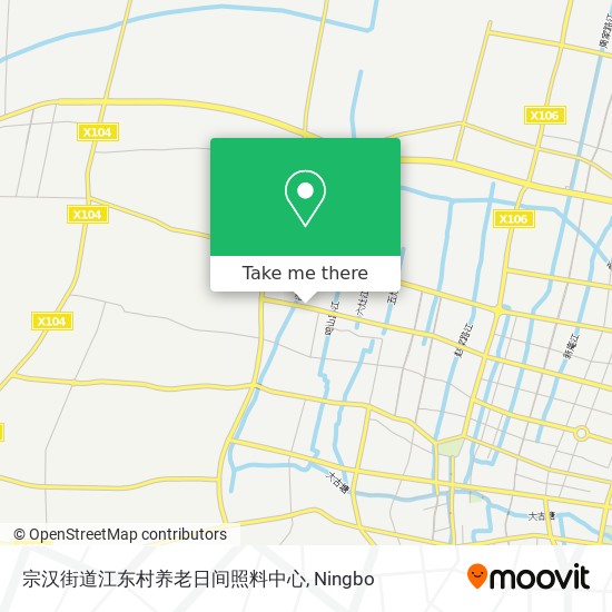宗汉街道江东村养老日间照料中心 map