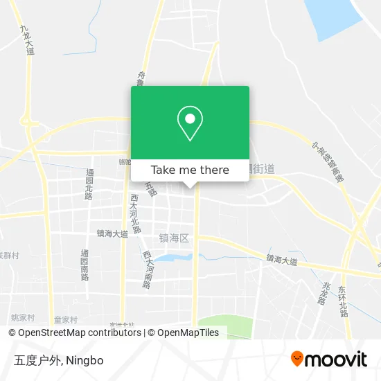 五度户外 map