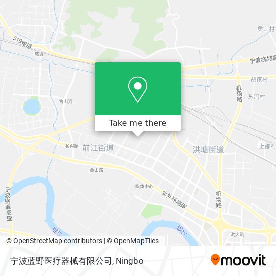 宁波蓝野医疗器械有限公司 map