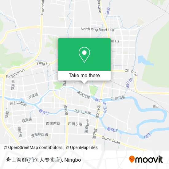 舟山海鲜(捕鱼人专卖店) map