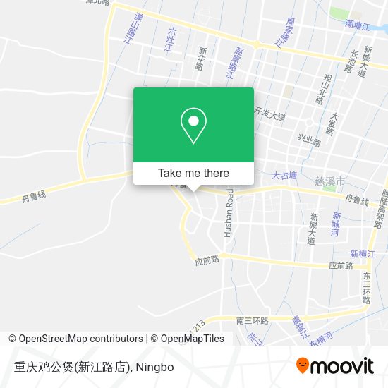 重庆鸡公煲(新江路店) map