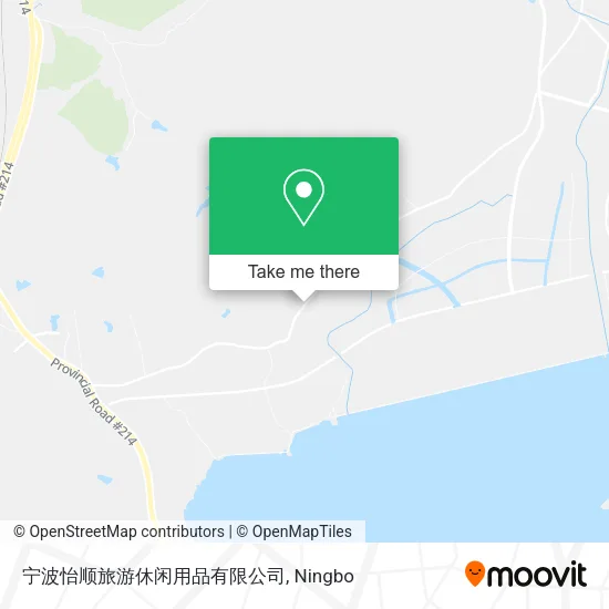宁波怡顺旅游休闲用品有限公司 map