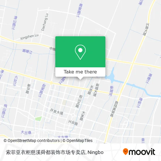 索菲亚衣柜慈溪舜都装饰市场专卖店 map