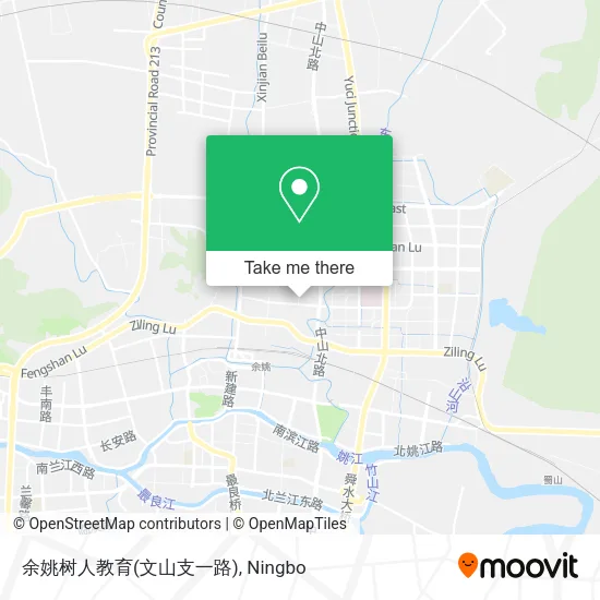 余姚树人教育(文山支一路) map