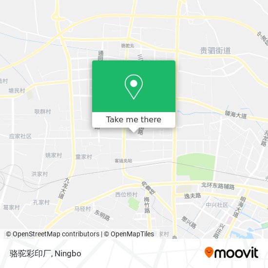骆驼彩印厂 map