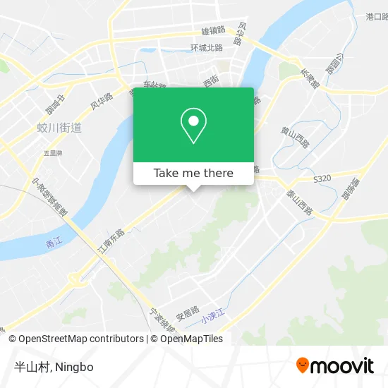 半山村 map