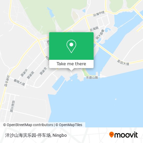 洋沙山海滨乐园-停车场 map