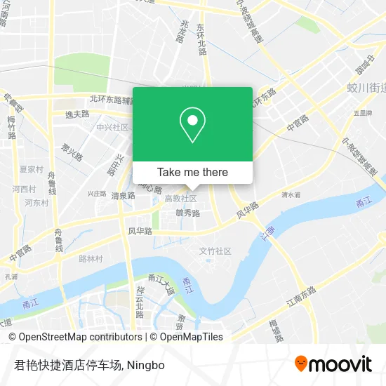 君艳快捷酒店停车场 map