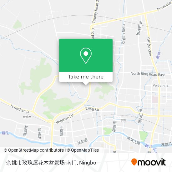 余姚市玫瑰屋花木盆景场-南门 map