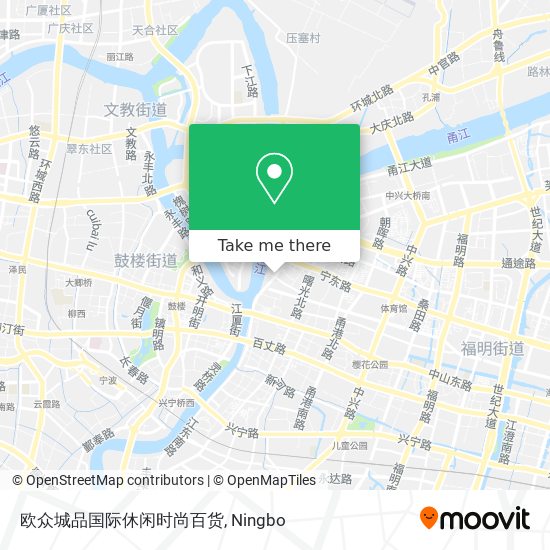 欧众城品国际休闲时尚百货 map