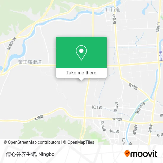 儒心谷养生馆 map