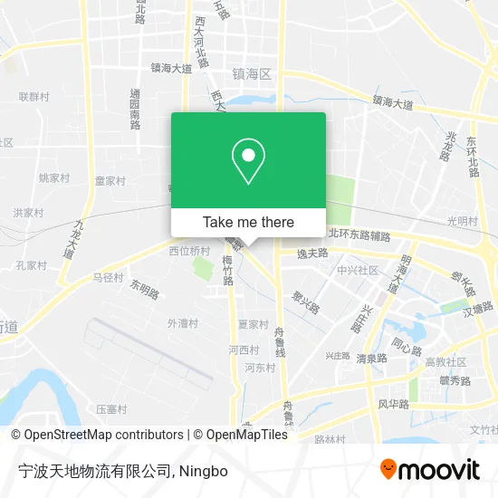 宁波天地物流有限公司 map