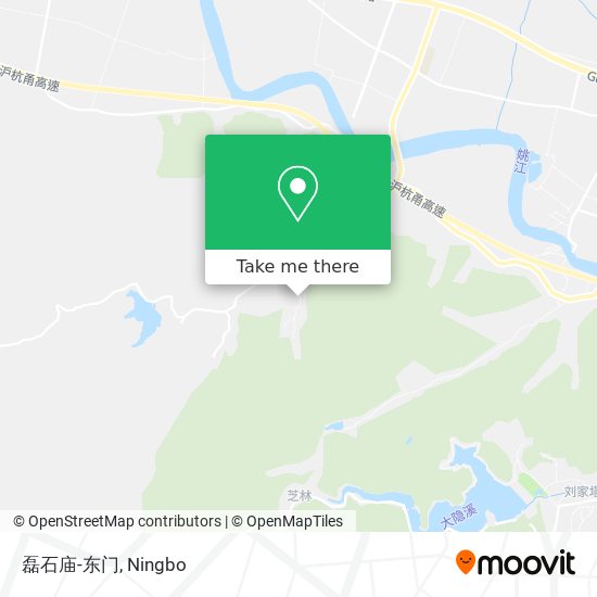 磊石庙-东门 map