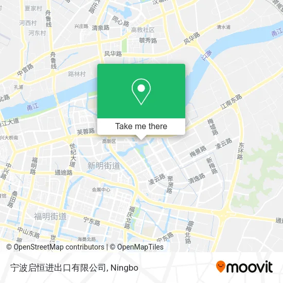 宁波启恒进出口有限公司 map