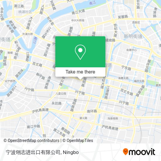 宁波翎志进出口有限公司 map