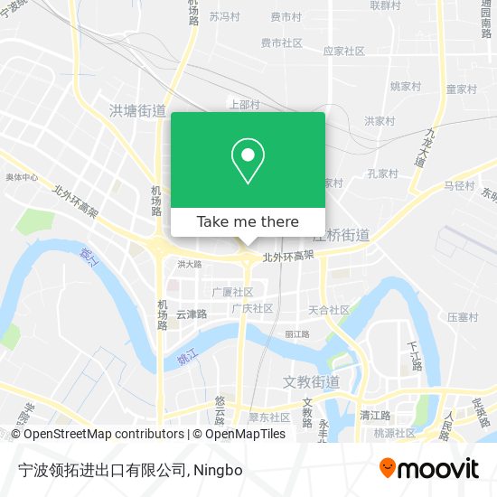 宁波领拓进出口有限公司 map