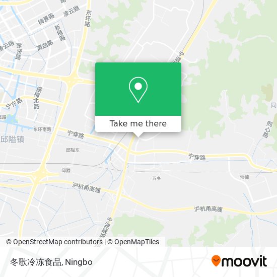 冬歌冷冻食品 map