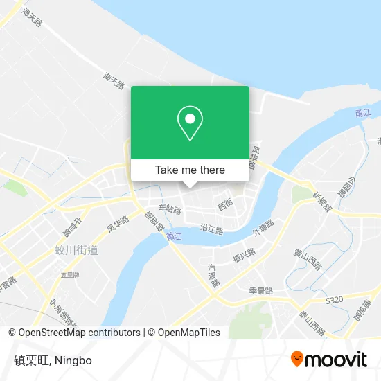 镇栗旺 map