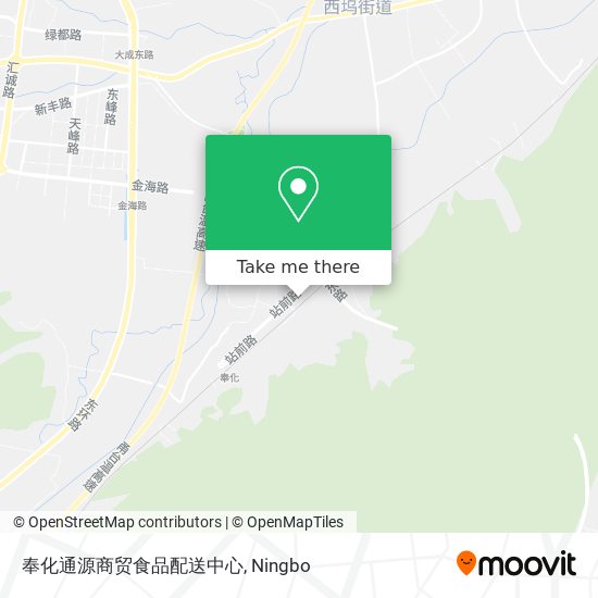 奉化通源商贸食品配送中心 map