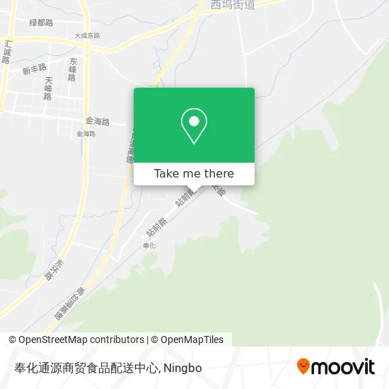 奉化通源商贸食品配送中心 map