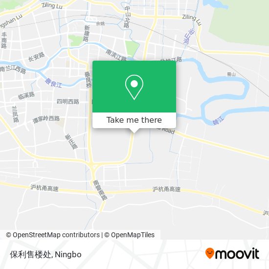 保利售楼处 map
