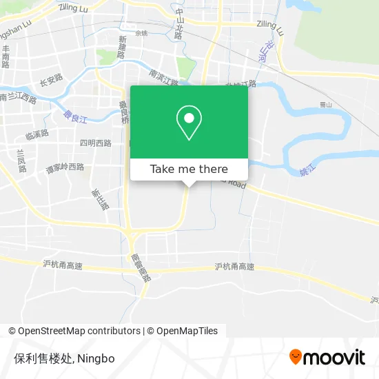保利售楼处 map
