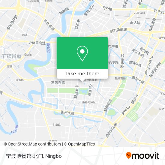 宁波博物馆-北门 map