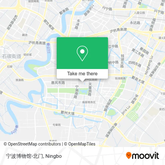 宁波博物馆-北门 map