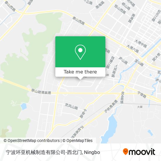 宁波环亚机械制造有限公司-西北门 map