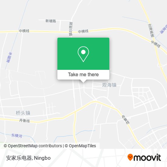 安家乐电器 map