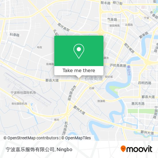 宁波嘉乐服饰有限公司 map