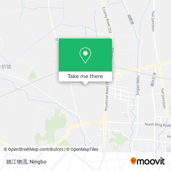 姚江物流 map