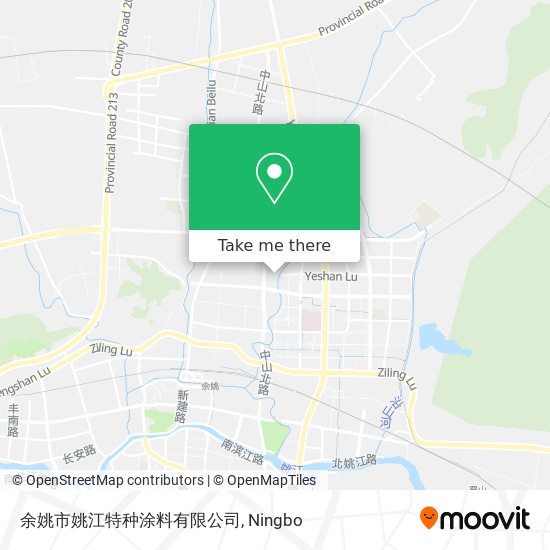 余姚市姚江特种涂料有限公司 map