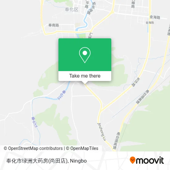 奉化市绿洲大药房(尚田店) map