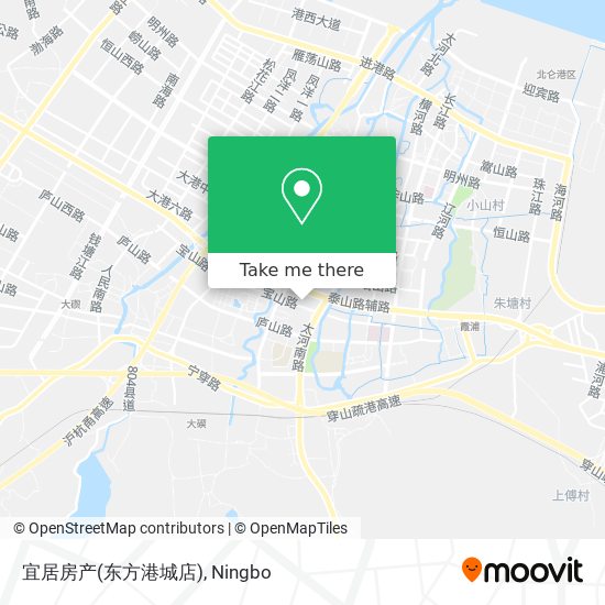 宜居房产(东方港城店) map