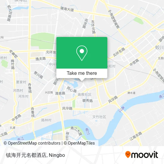镇海开元名都酒店 map
