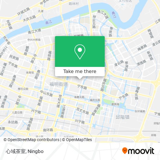 心域茶室 map
