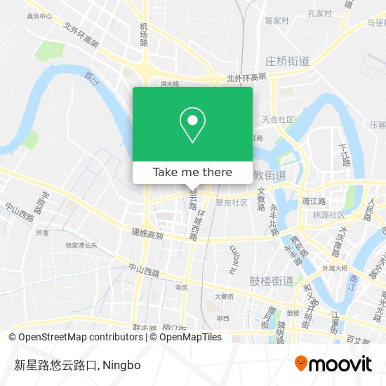 新星路悠云路口 map