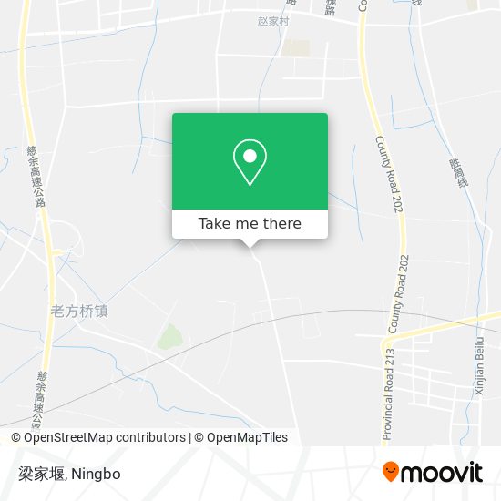 梁家堰 map
