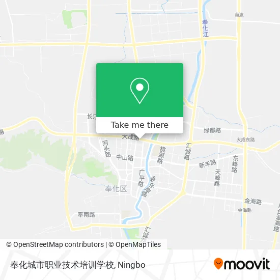 奉化城市职业技术培训学校 map