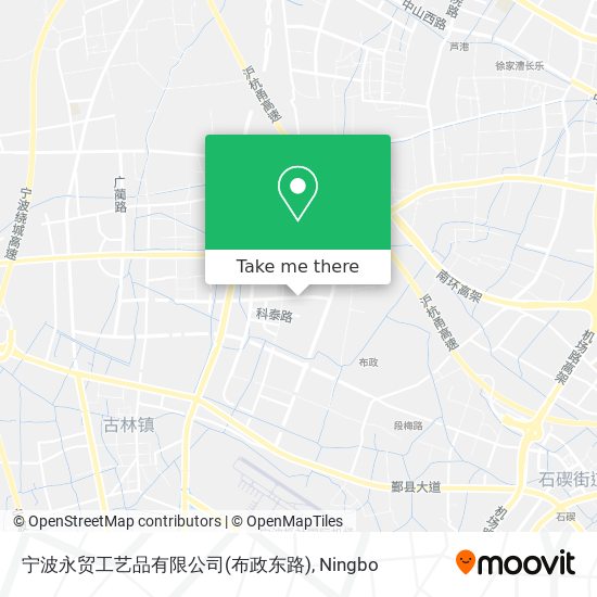 宁波永贸工艺品有限公司(布政东路) map