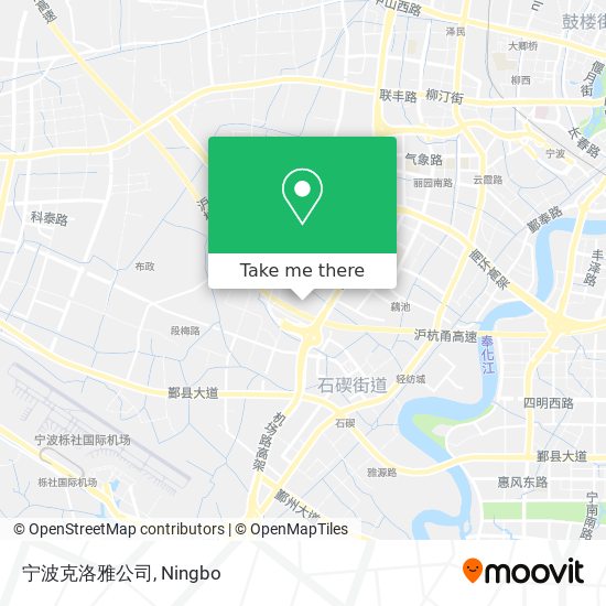 宁波克洛雅公司 map