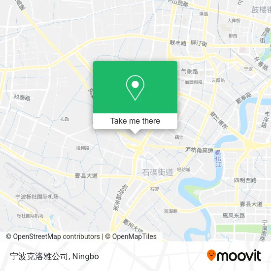 宁波克洛雅公司 map