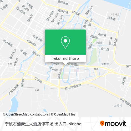 宁波石浦豪生大酒店停车场-出入口 map