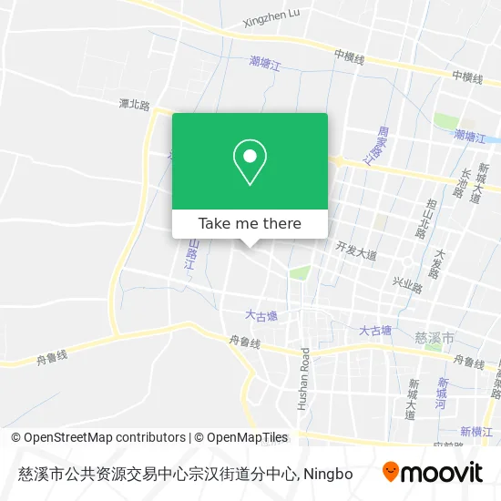 慈溪市公共资源交易中心宗汉街道分中心 map